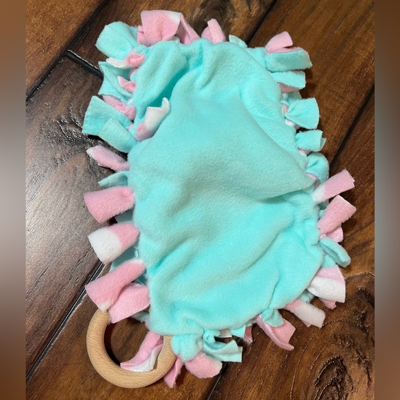 Homemade Tie Blanket Teething Lovey - Picture 2 of 5